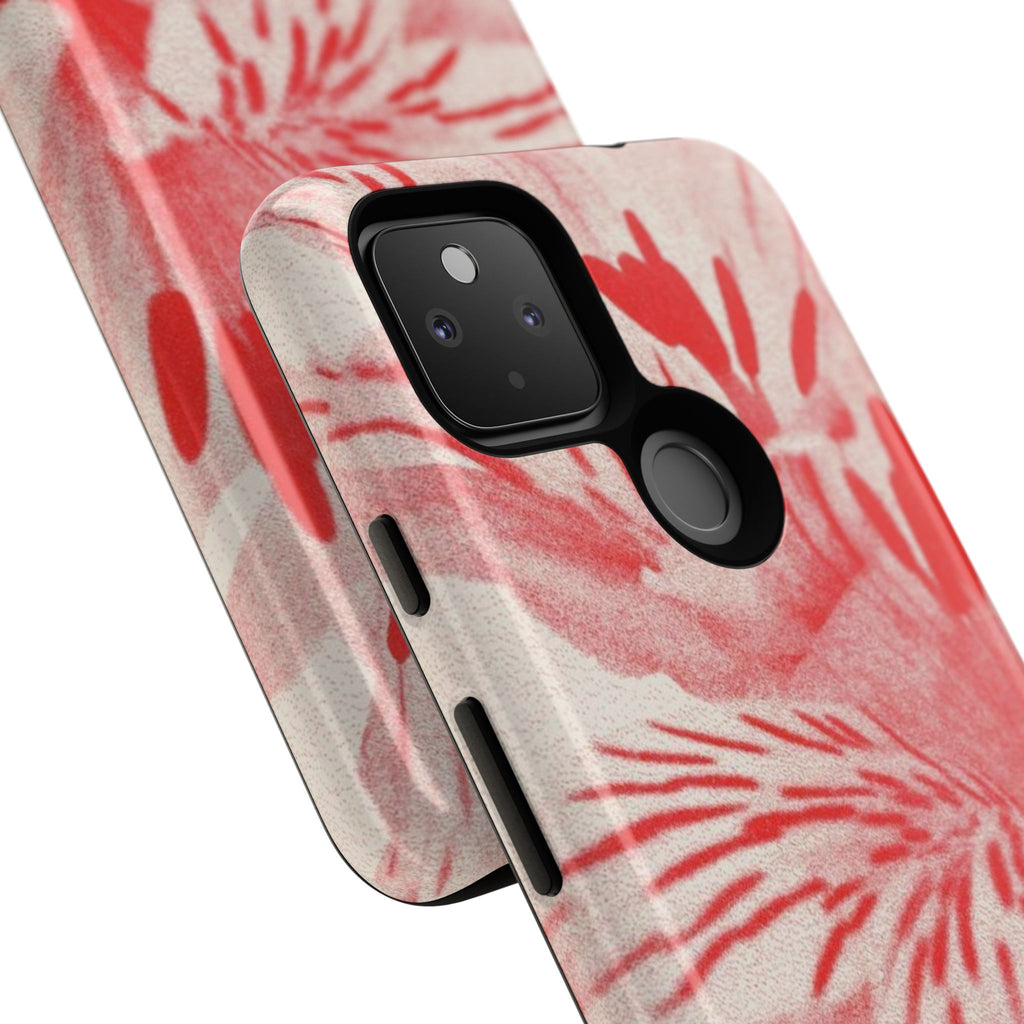 Red Floral Phone Case