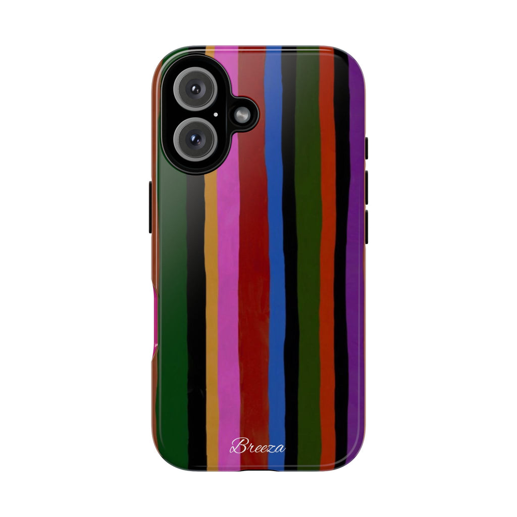 Colorful Striped Phone Case