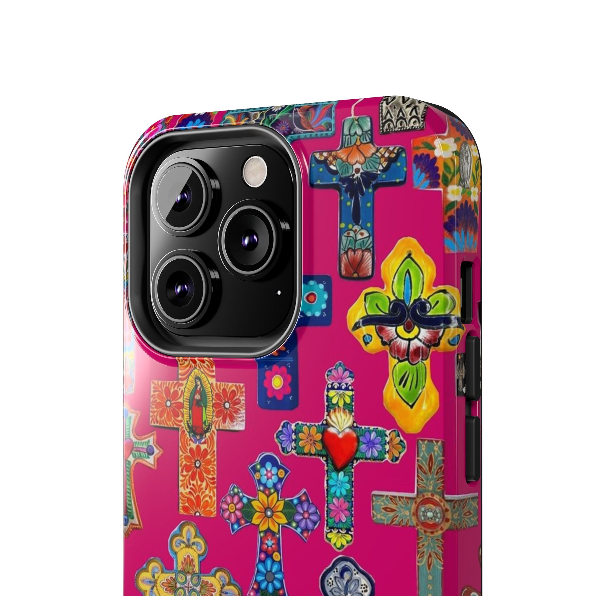Pink Cross Phone Case