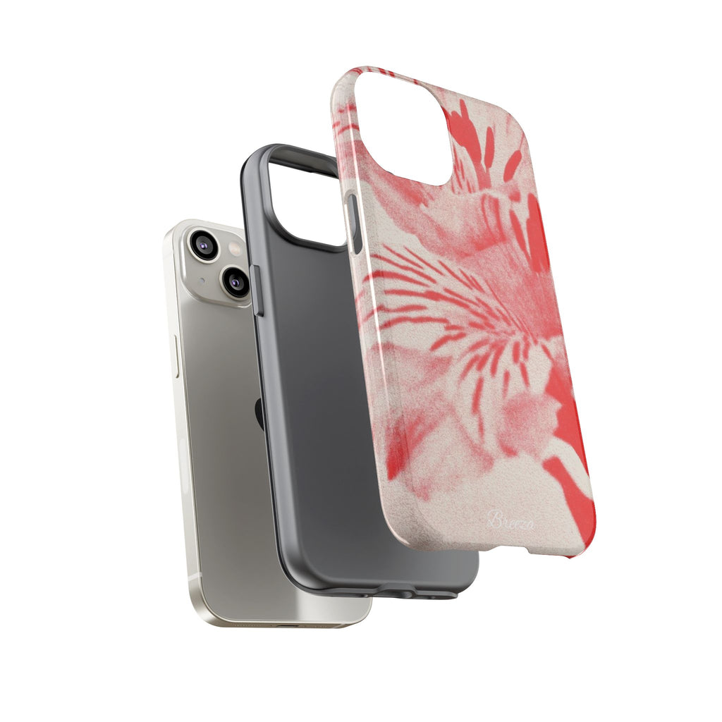 Red Floral Phone Case