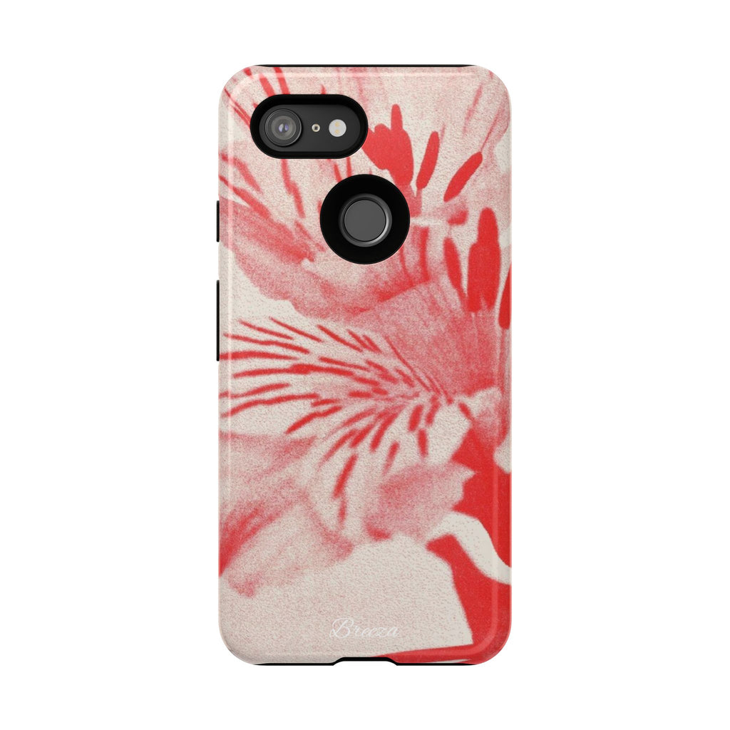 Red Floral Phone Case