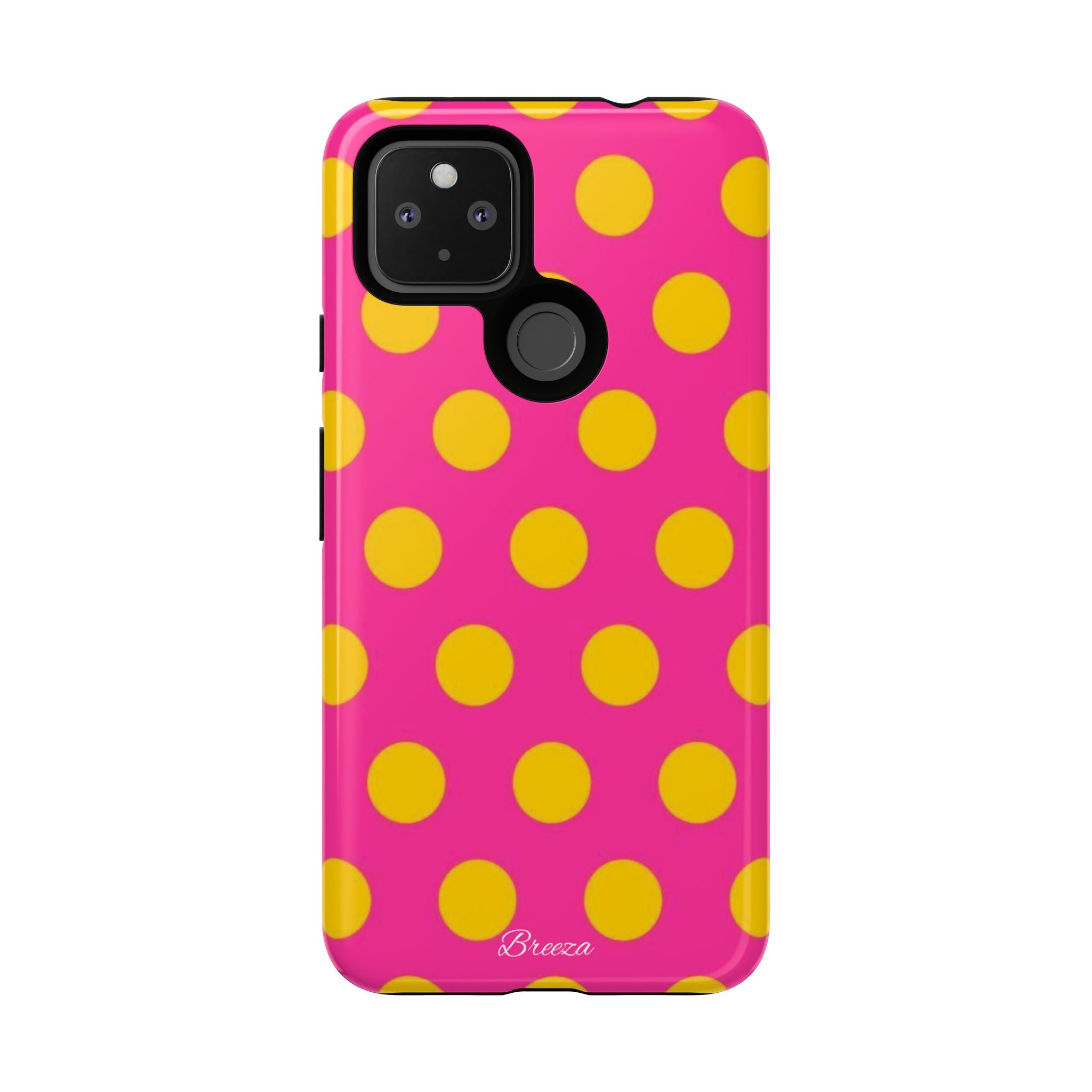 Pink & Yellow Dot Phone Case