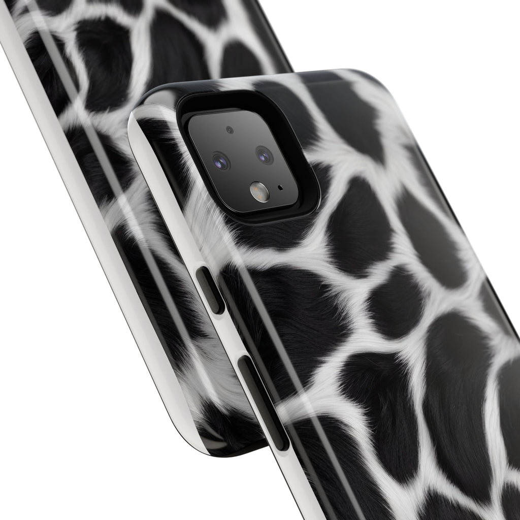 Furry Cow Print Phone Case