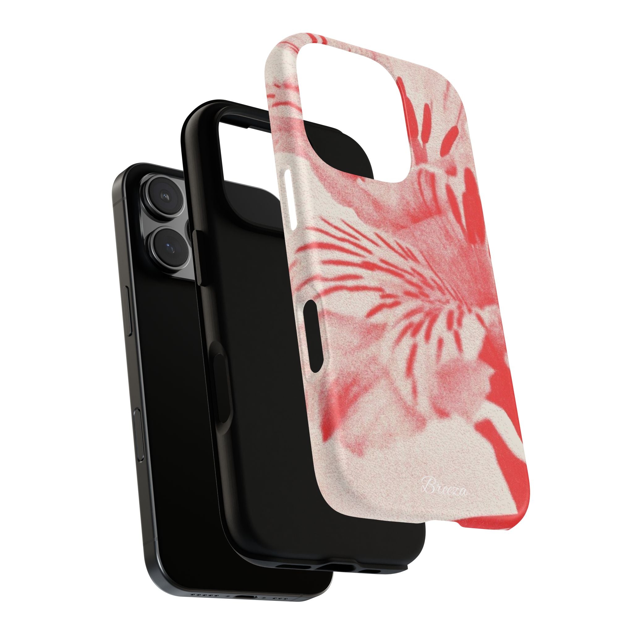 Red Floral Phone Case