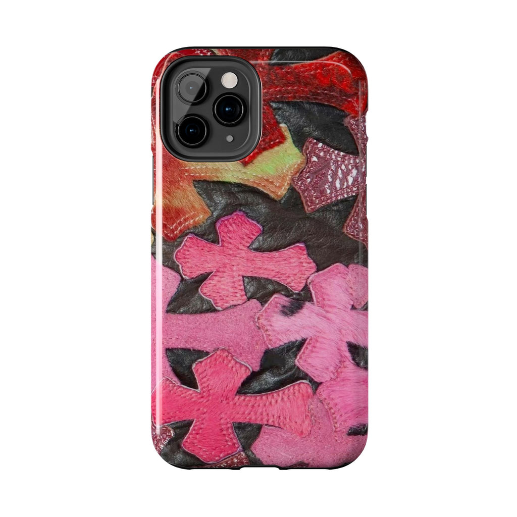 Pink Cross Phone Case