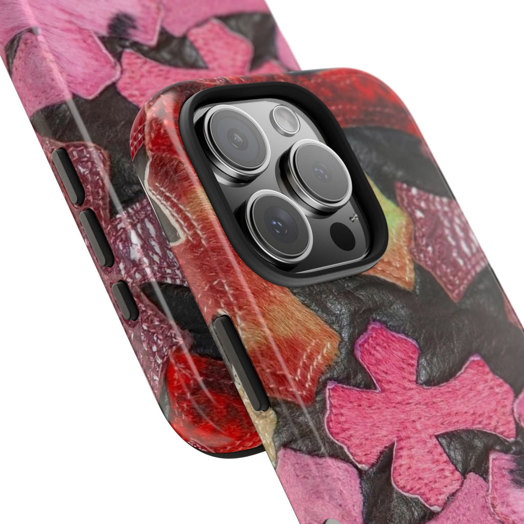 Pink Cross Phone Case