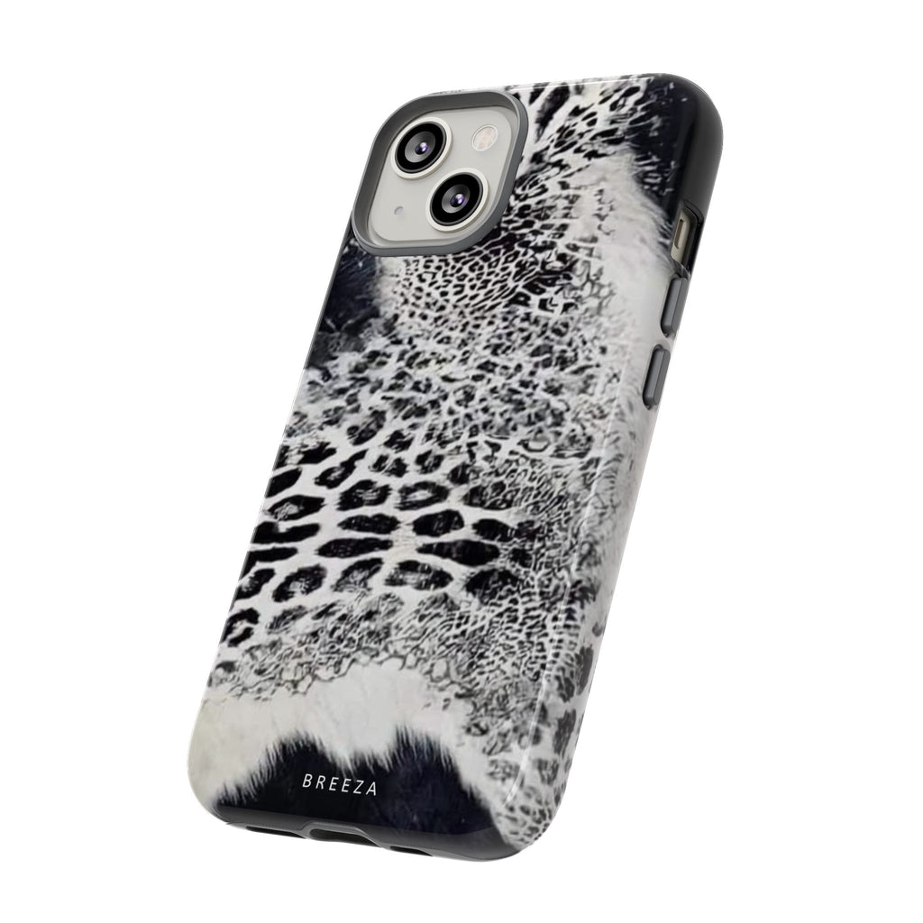 Black & White Leopard Print