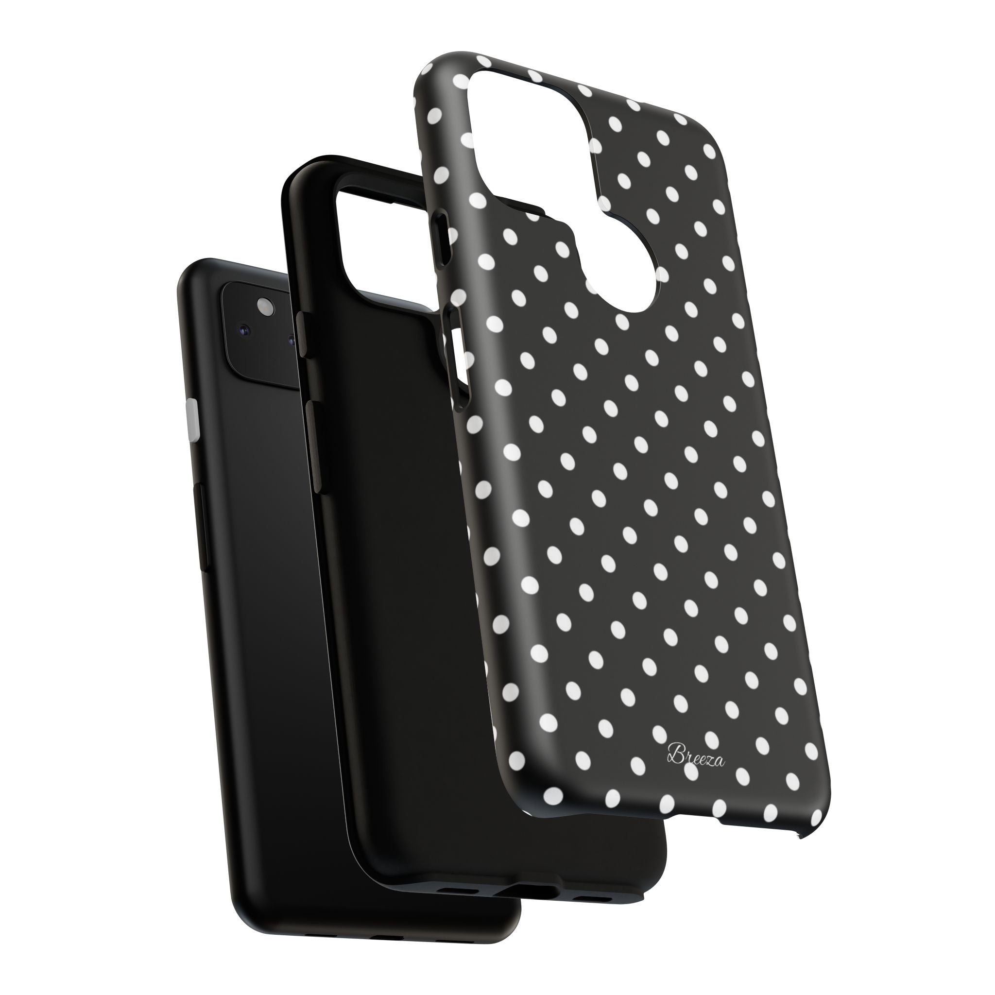 Black & White Polka Dot Phone Case