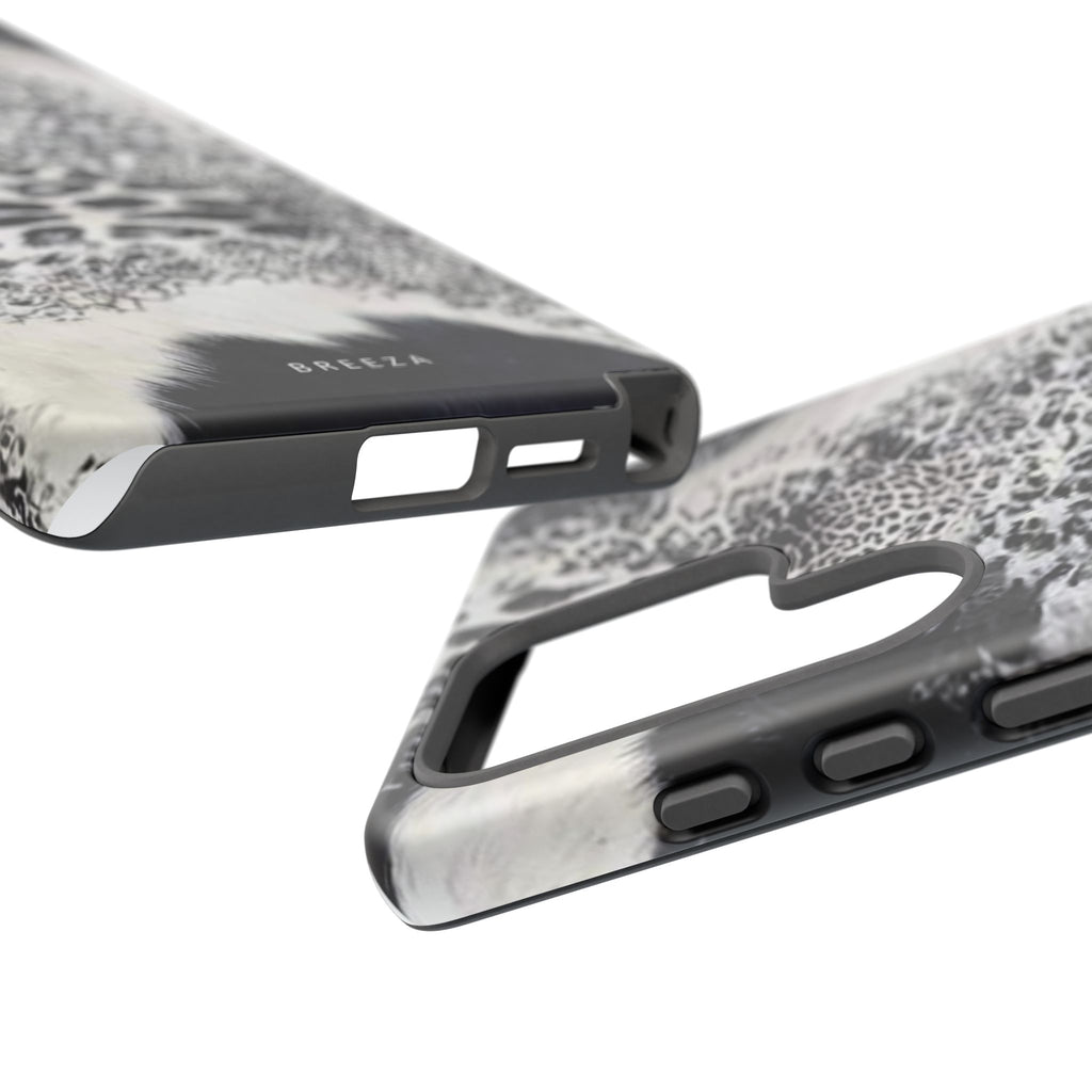 Black & White Leopard Print