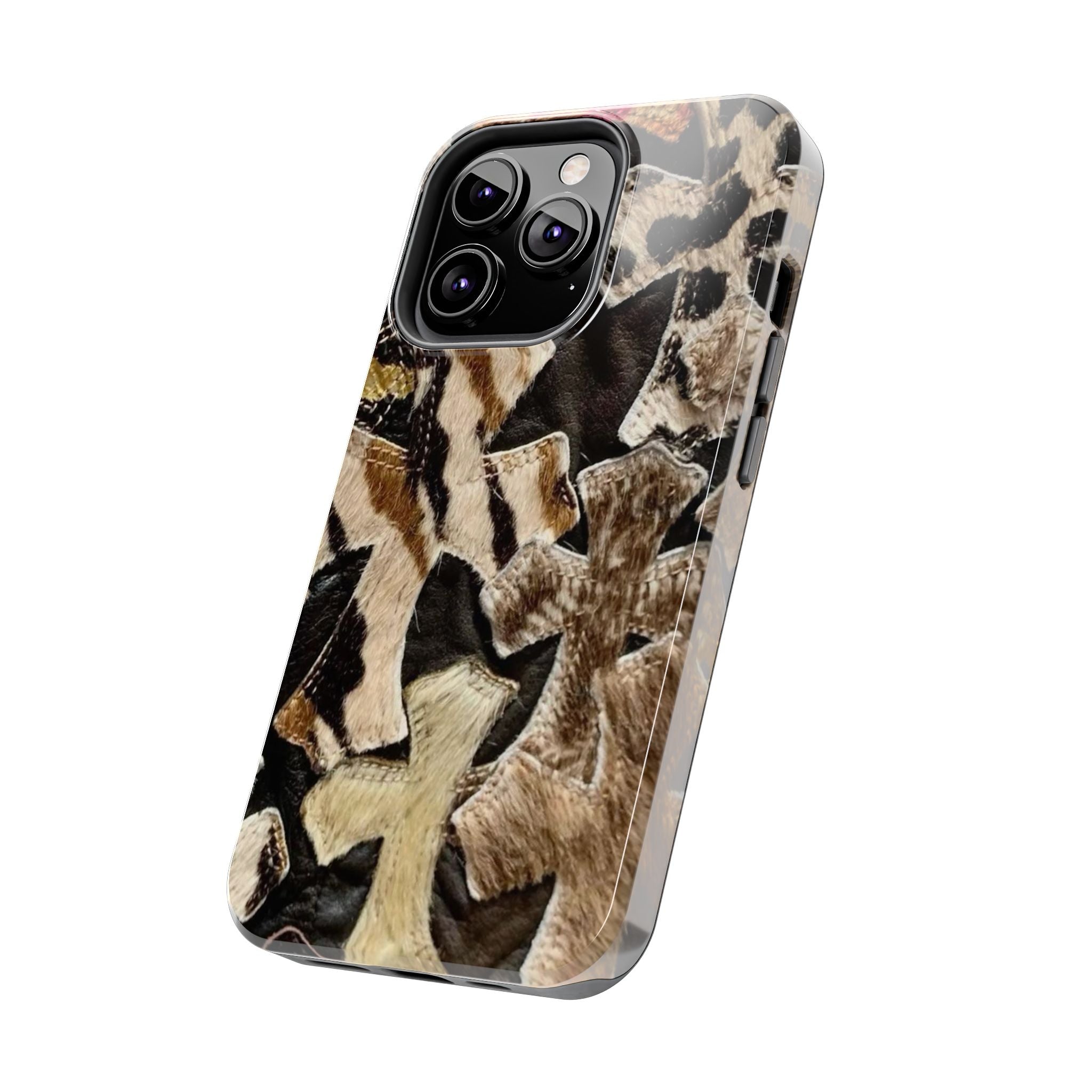 Chrome Heart Inspired Print Phone Case