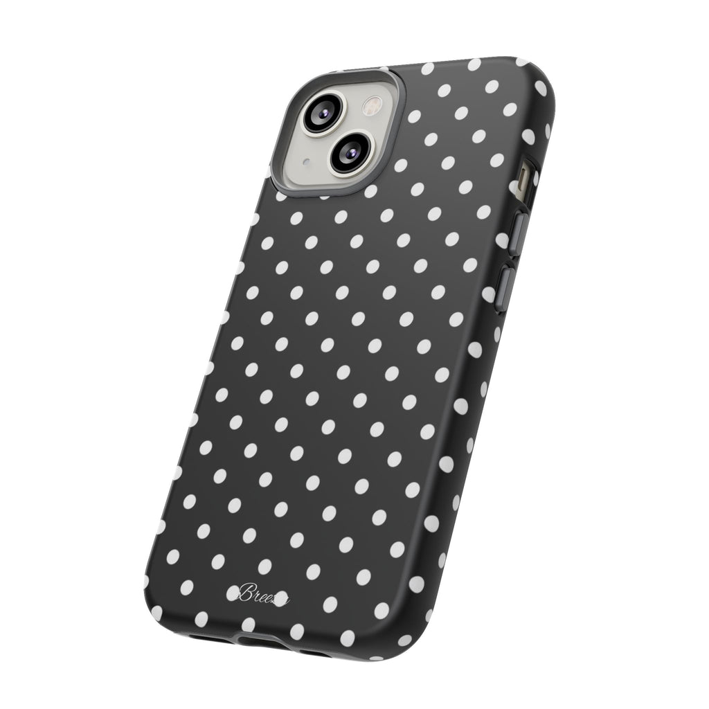 Black & White Polka Dot Phone Case