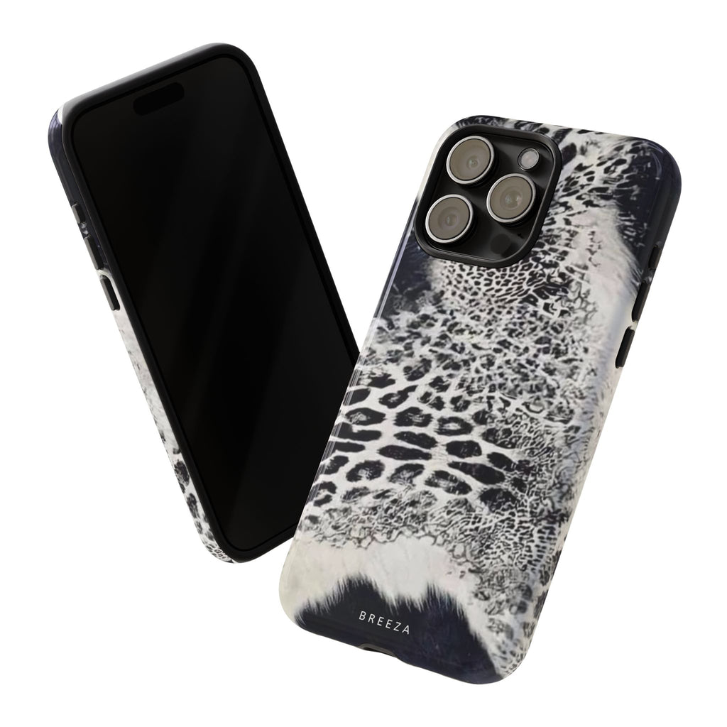 Black & White Leopard Print