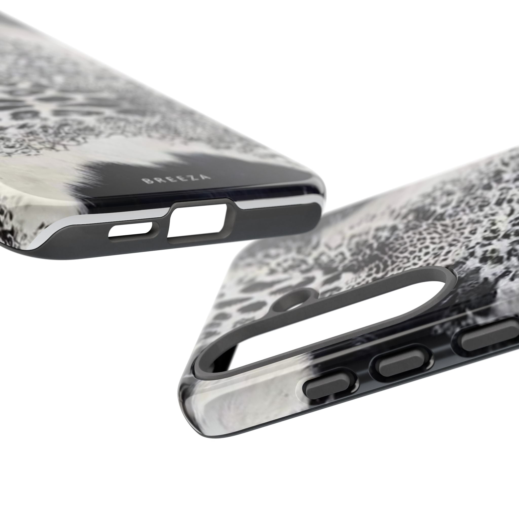 Black & White Leopard Print