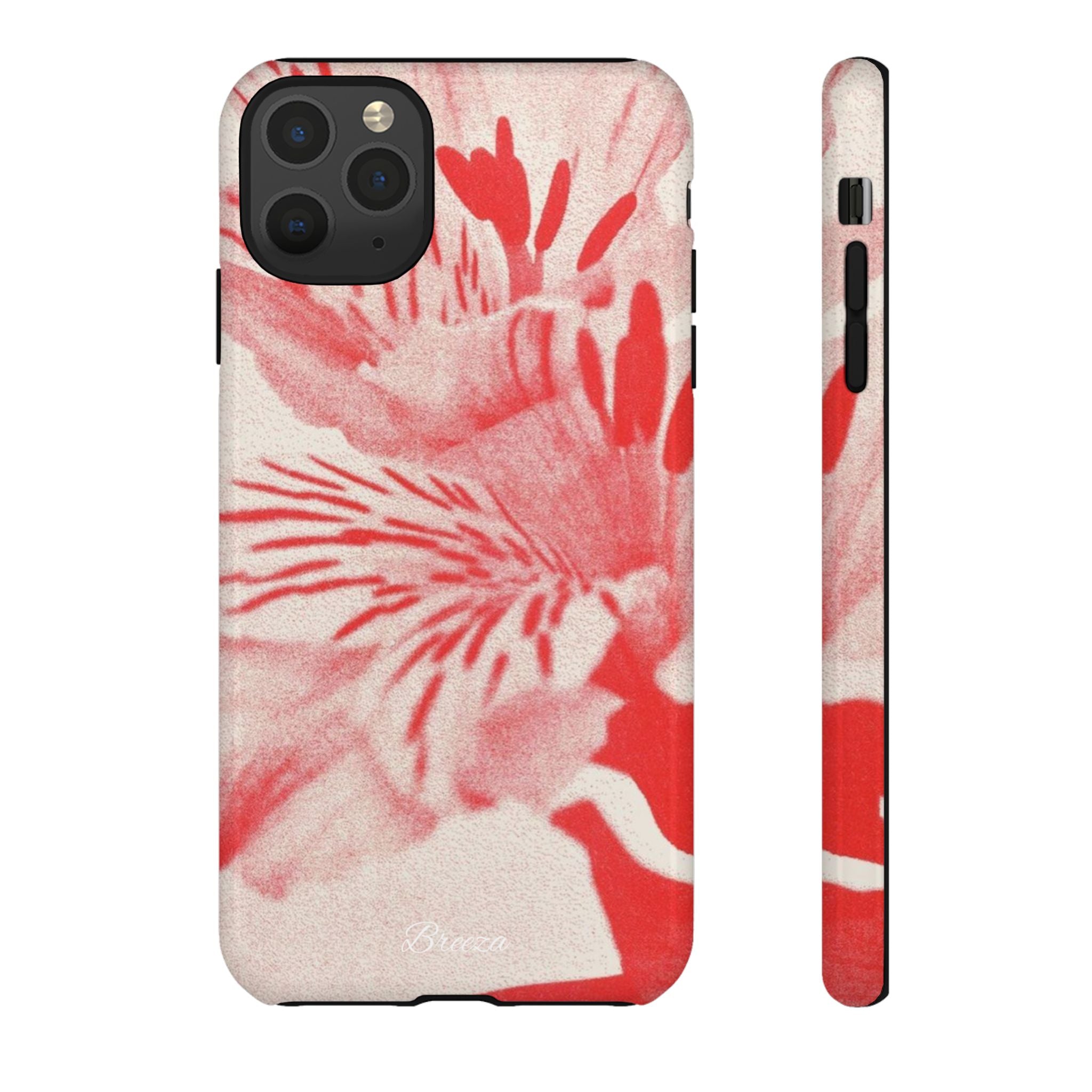 Red Floral Phone Case