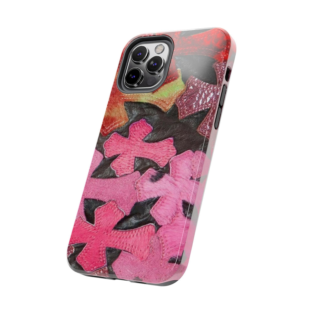 Pink Cross Phone Case