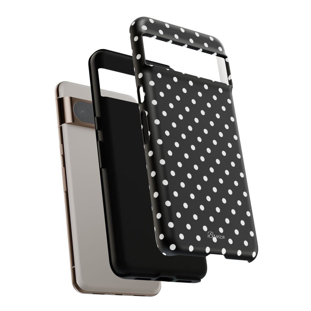 Black & White Polka Dot Phone Case