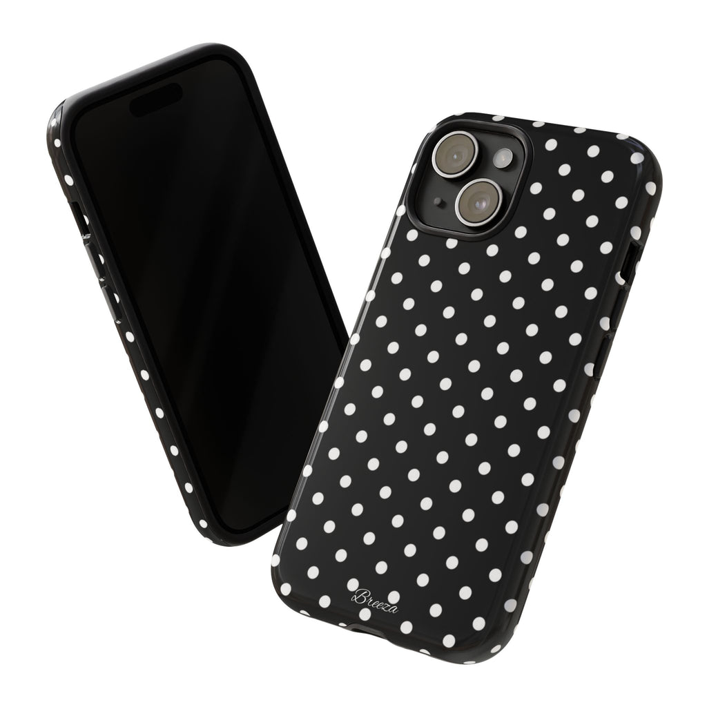 Black & White Polka Dot Phone Case