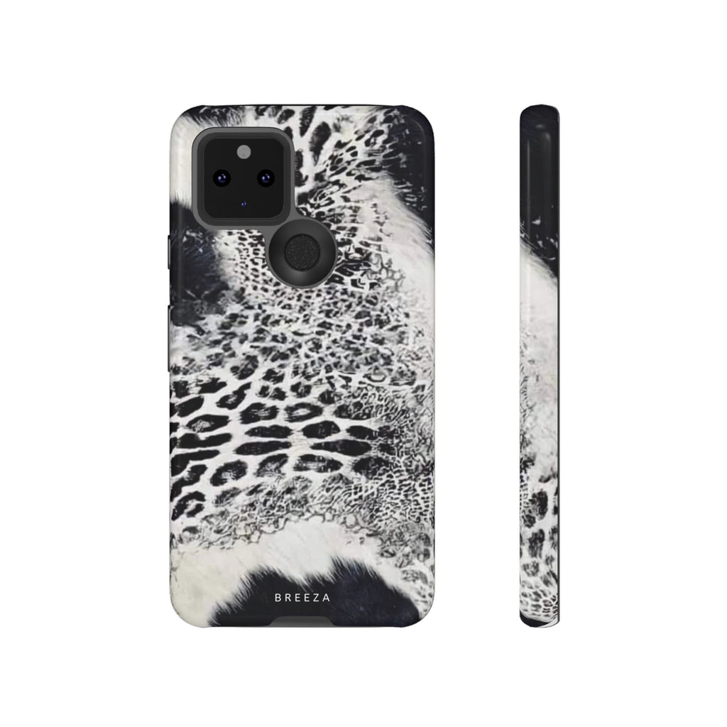 Black & White Leopard Print