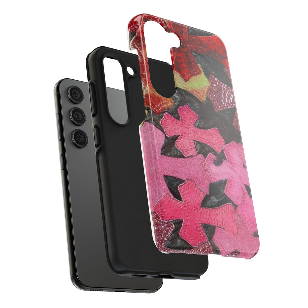Pink Cross Phone Case