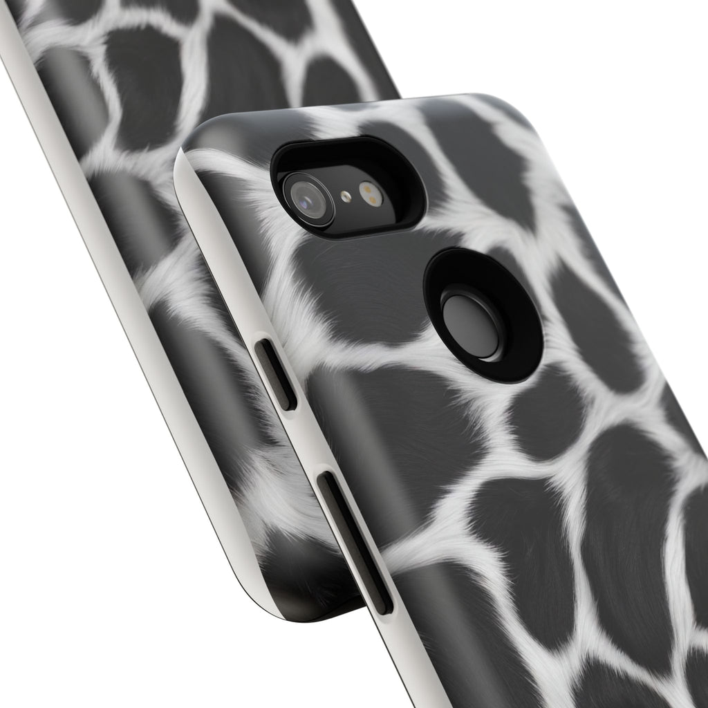 Furry Cow Print Phone Case