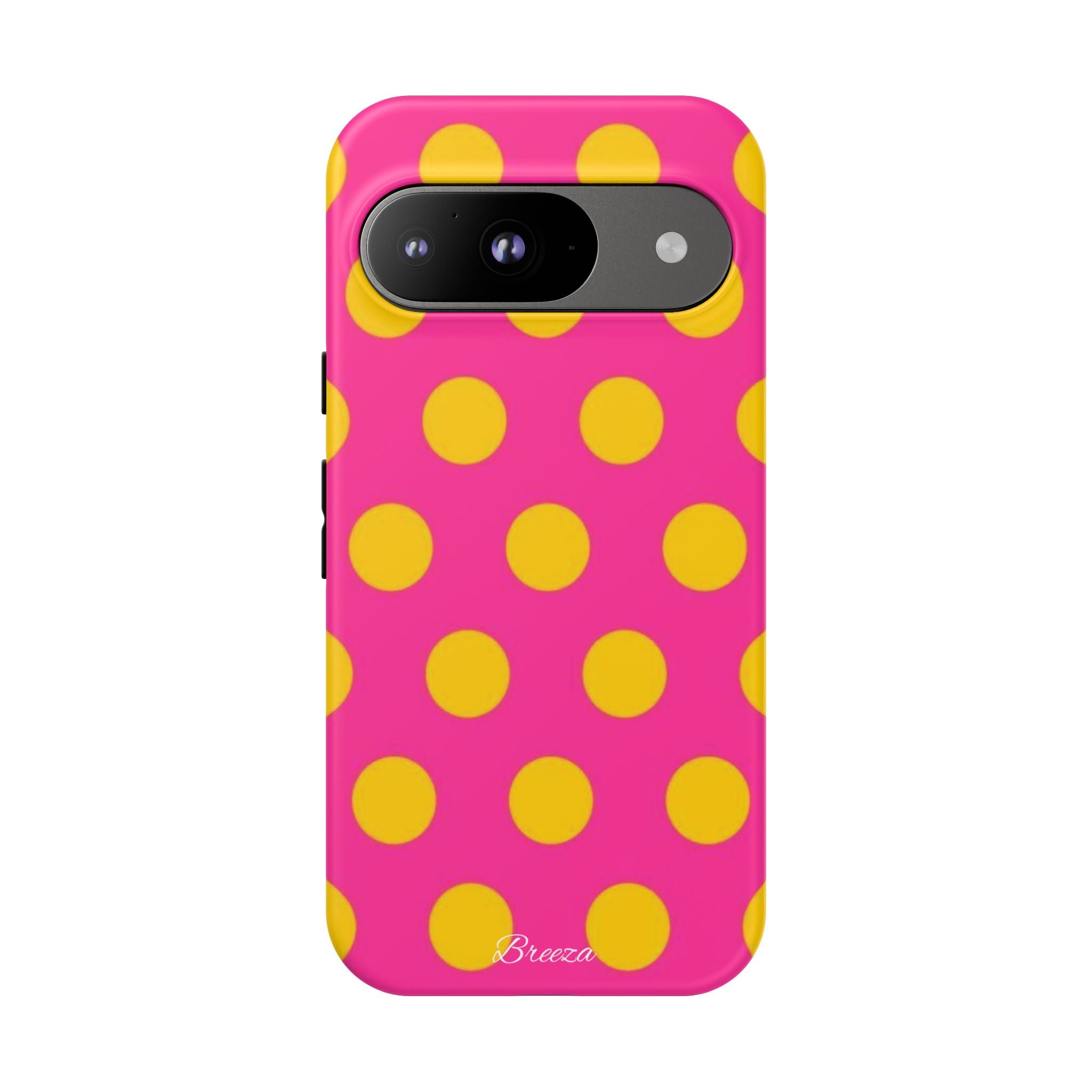 Pink & Yellow Dot Phone Case