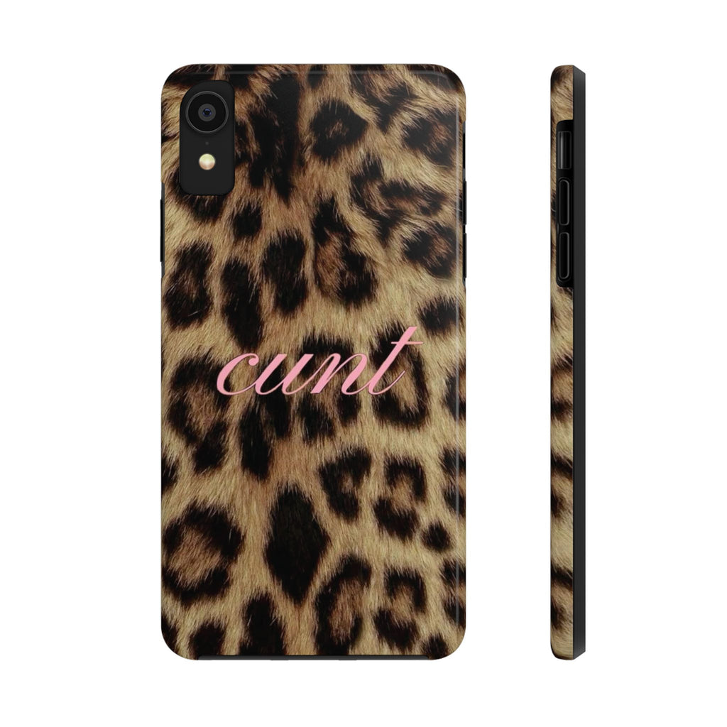 Cunt Leopard Print Phone Case
