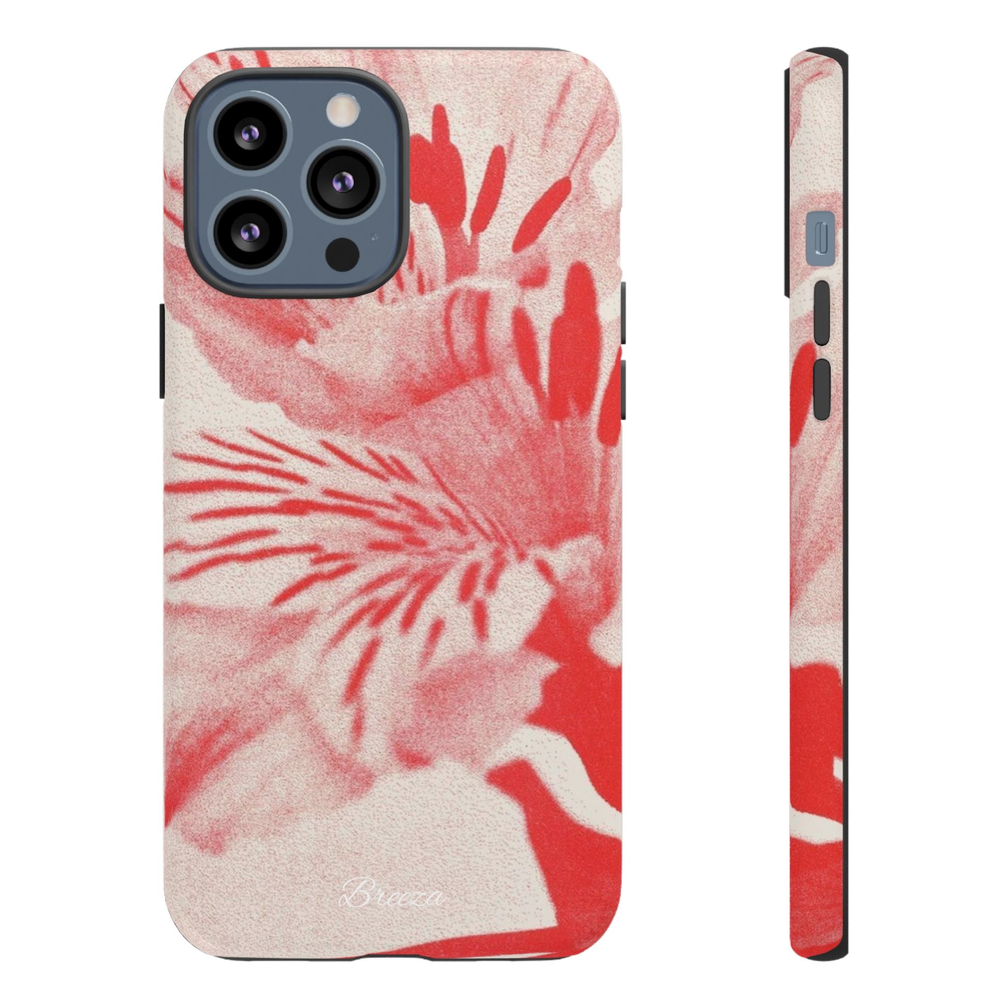 Red Floral Phone Case