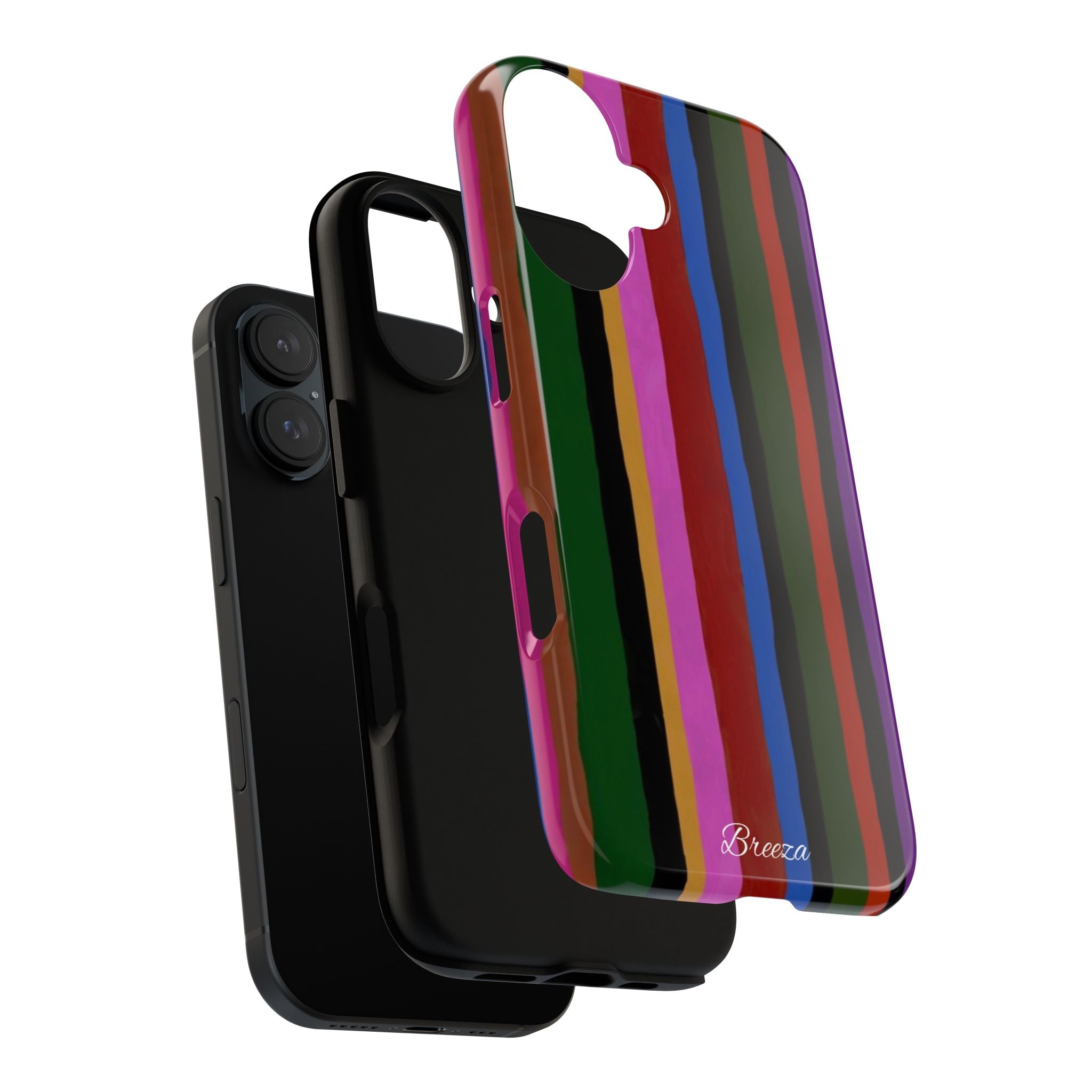 Colorful Striped Phone Case