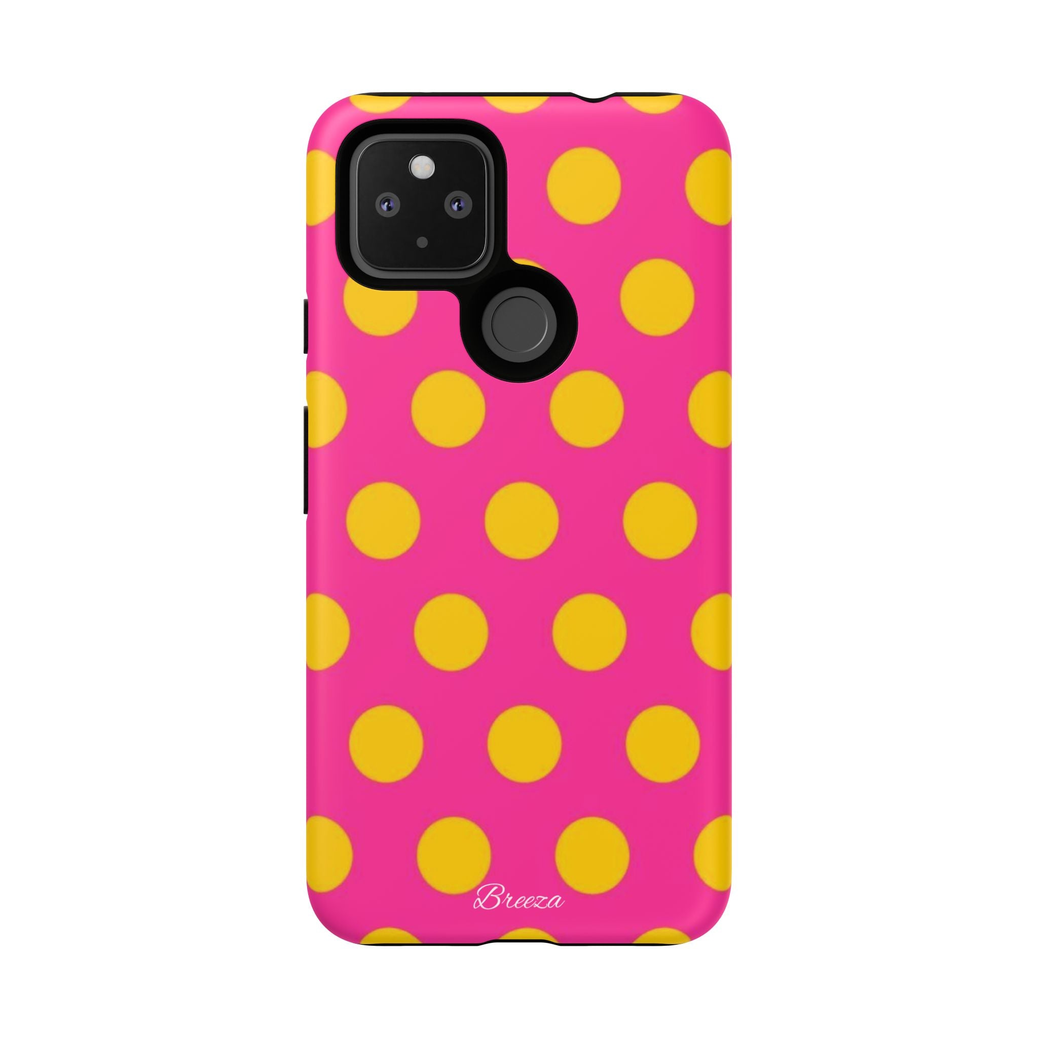 Pink & Yellow Dot Phone Case