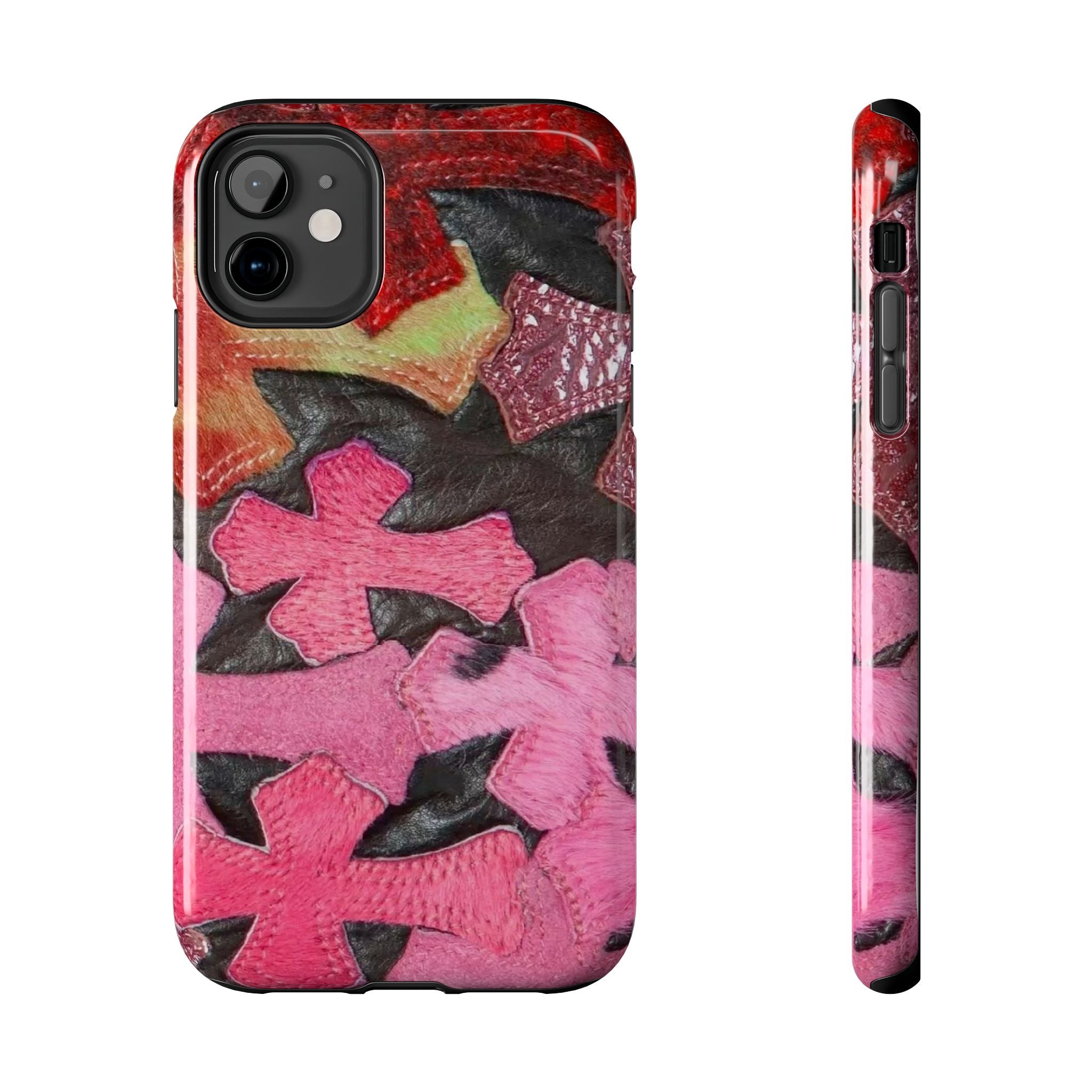 Pink Cross Phone Case