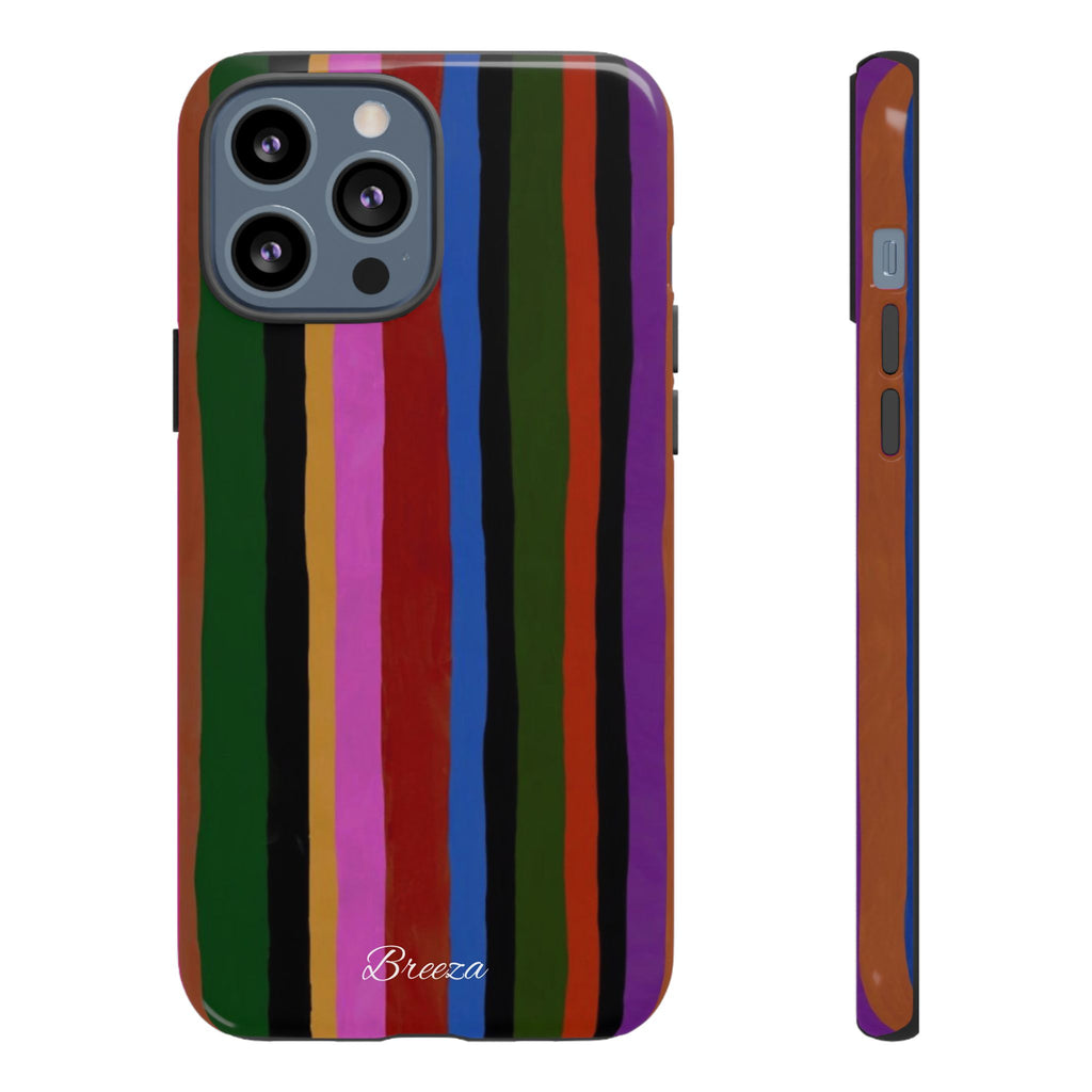 Colorful Striped Phone Case