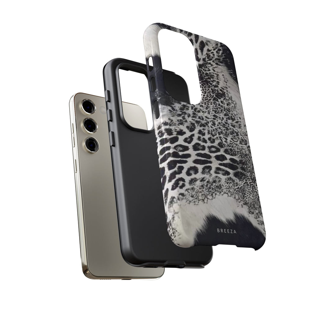 Black & White Leopard Print