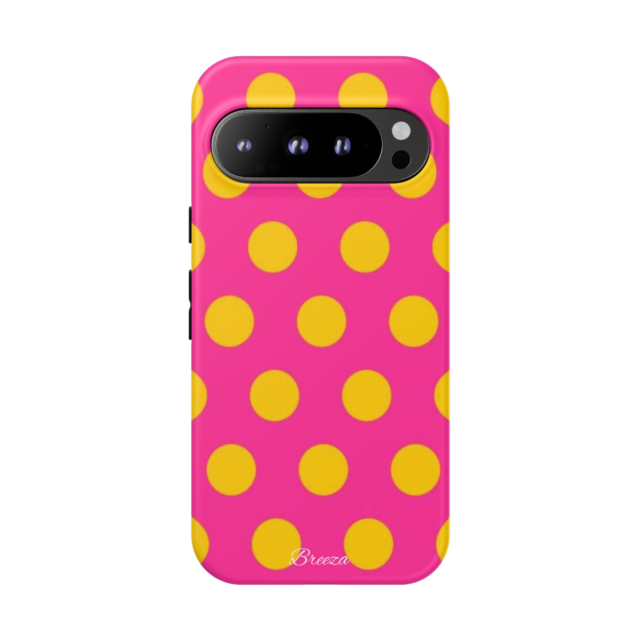 Pink & Yellow Dot Phone Case