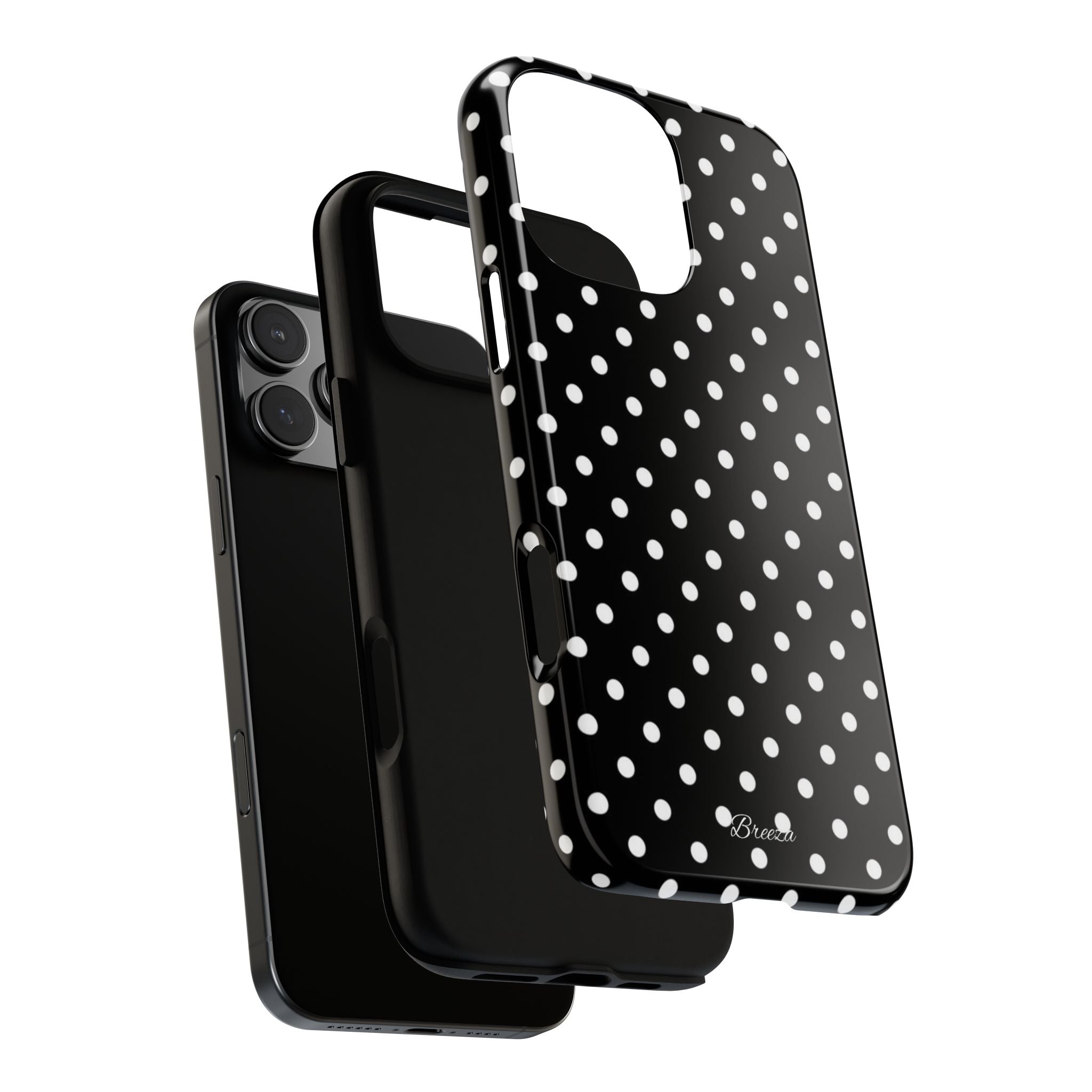 Black & White Polka Dot Phone Case