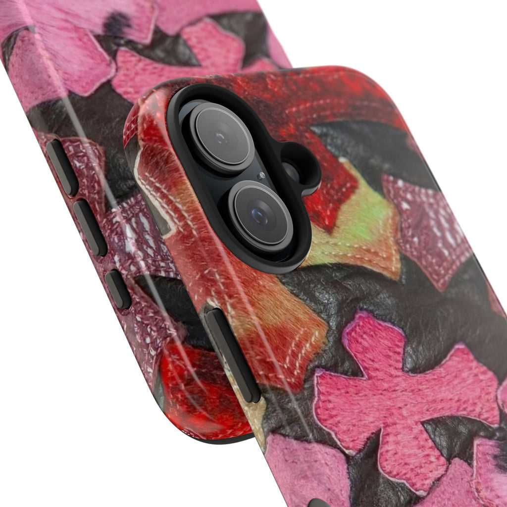 Pink Cross Phone Case