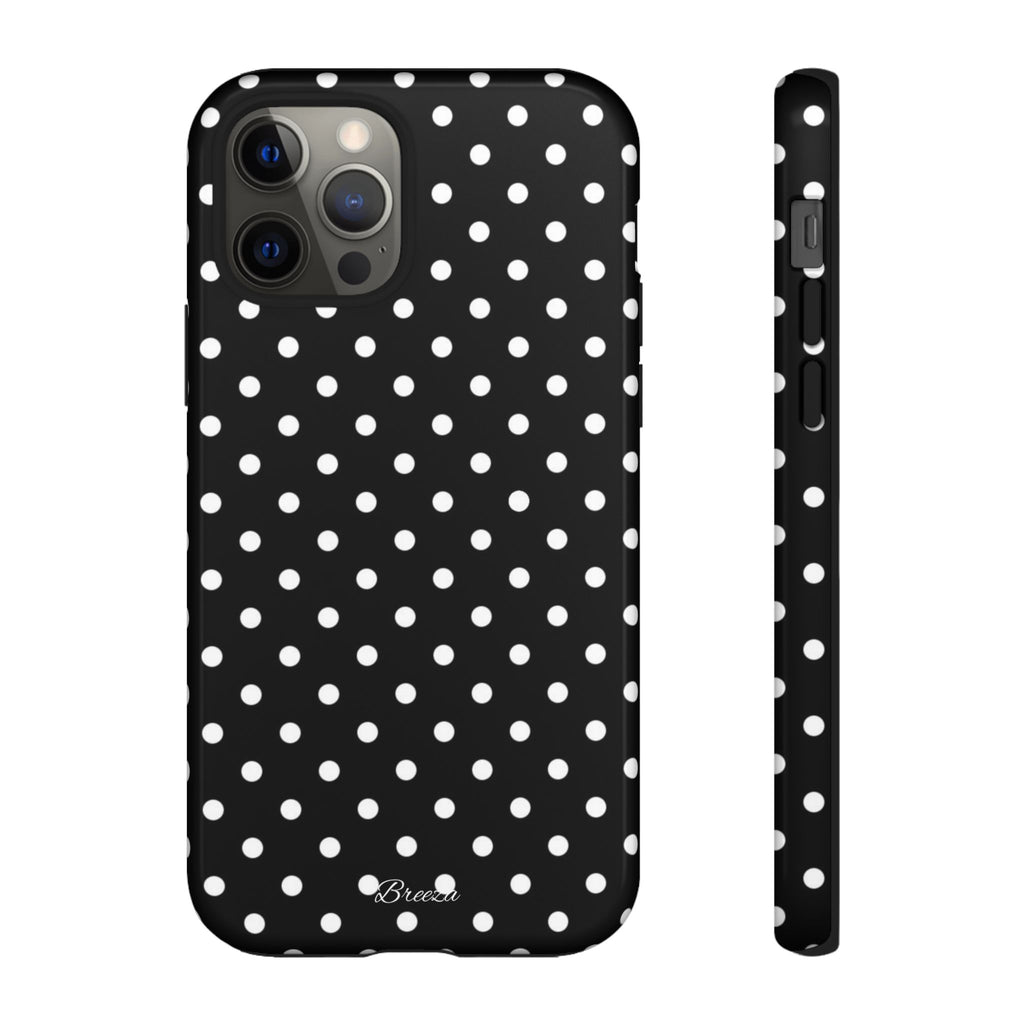 Black & White Polka Dot Phone Case