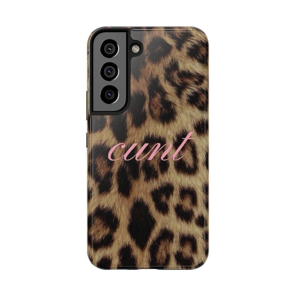 Cunt Leopard Print Phone Case