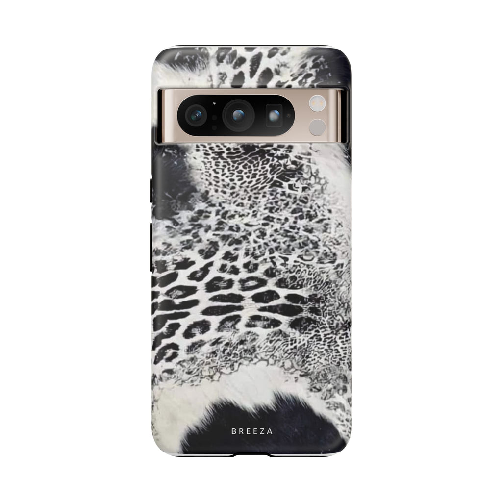 Black & White Leopard Print