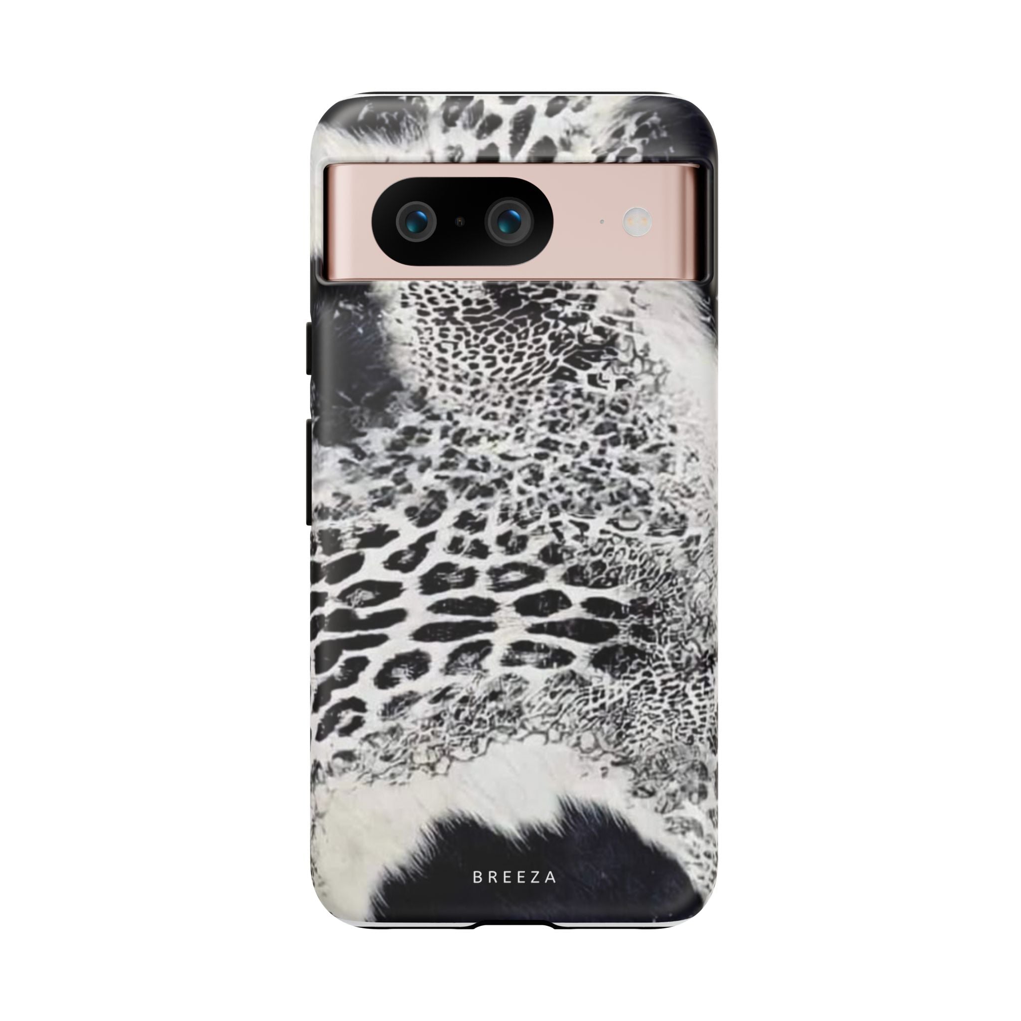 Black & White Leopard Print