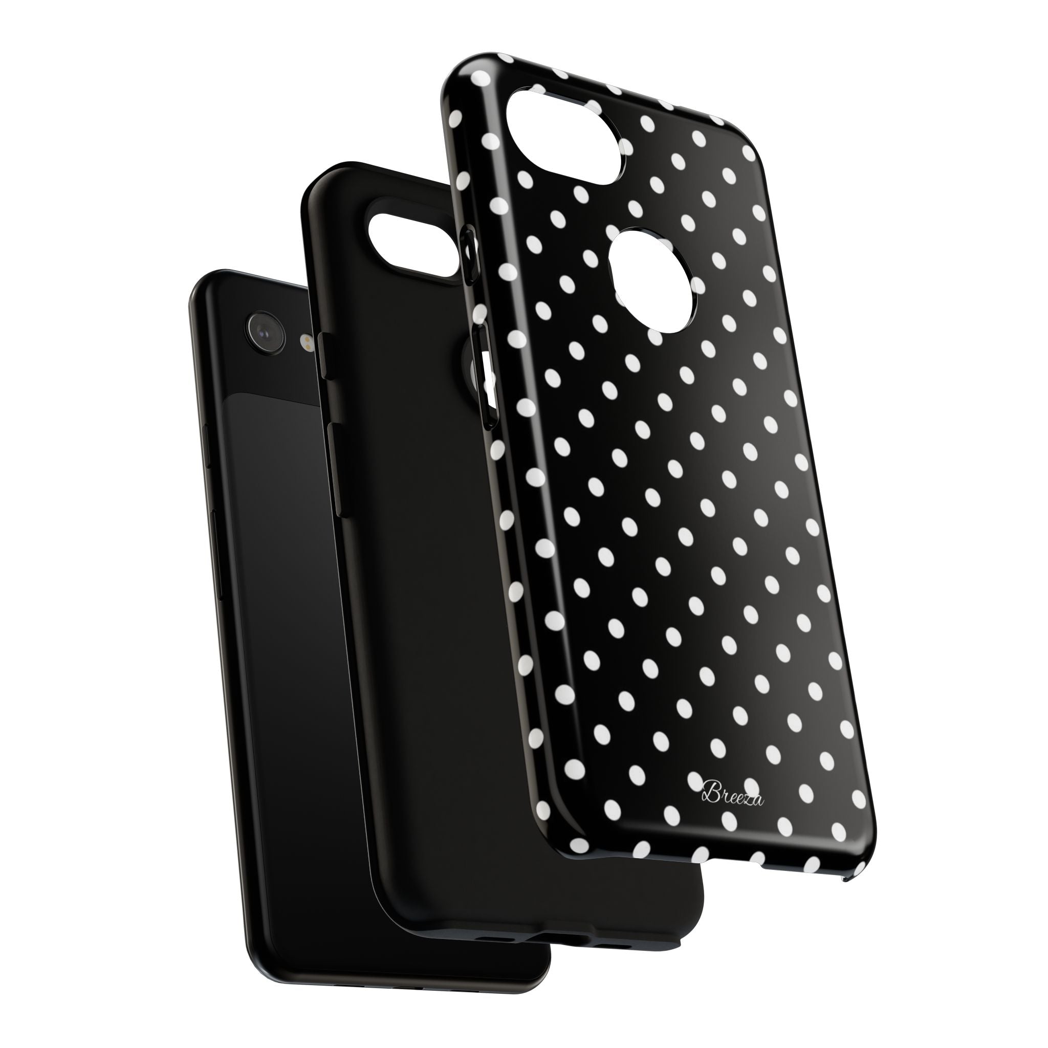 Black & White Polka Dot Phone Case