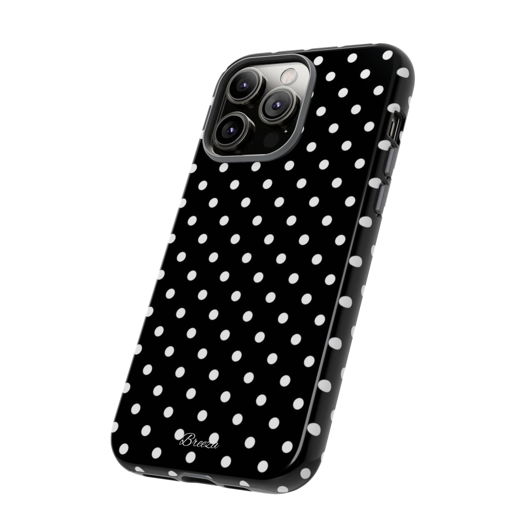 Black & White Polka Dot Phone Case