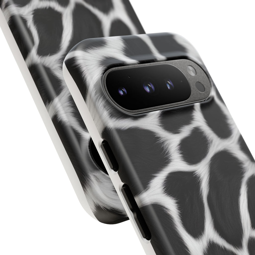 Furry Cow Print Phone Case