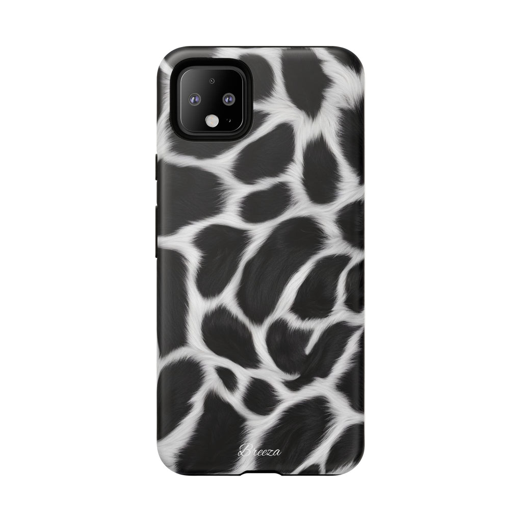 Furry Cow Print Phone Case