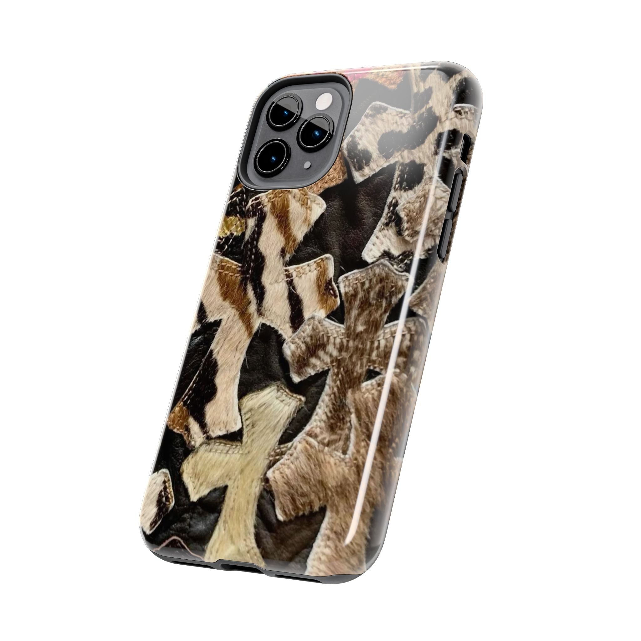Chrome Heart Inspired Print Phone Case