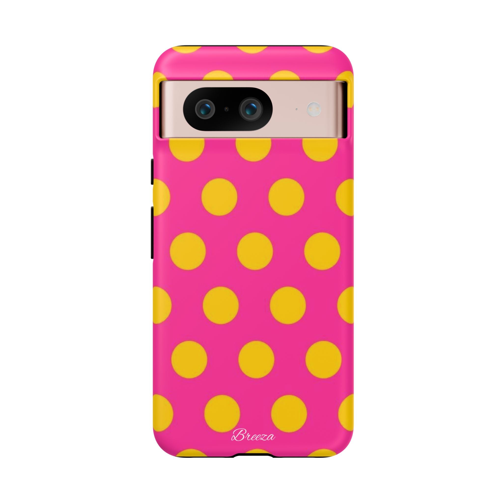 Pink & Yellow Dot Phone Case