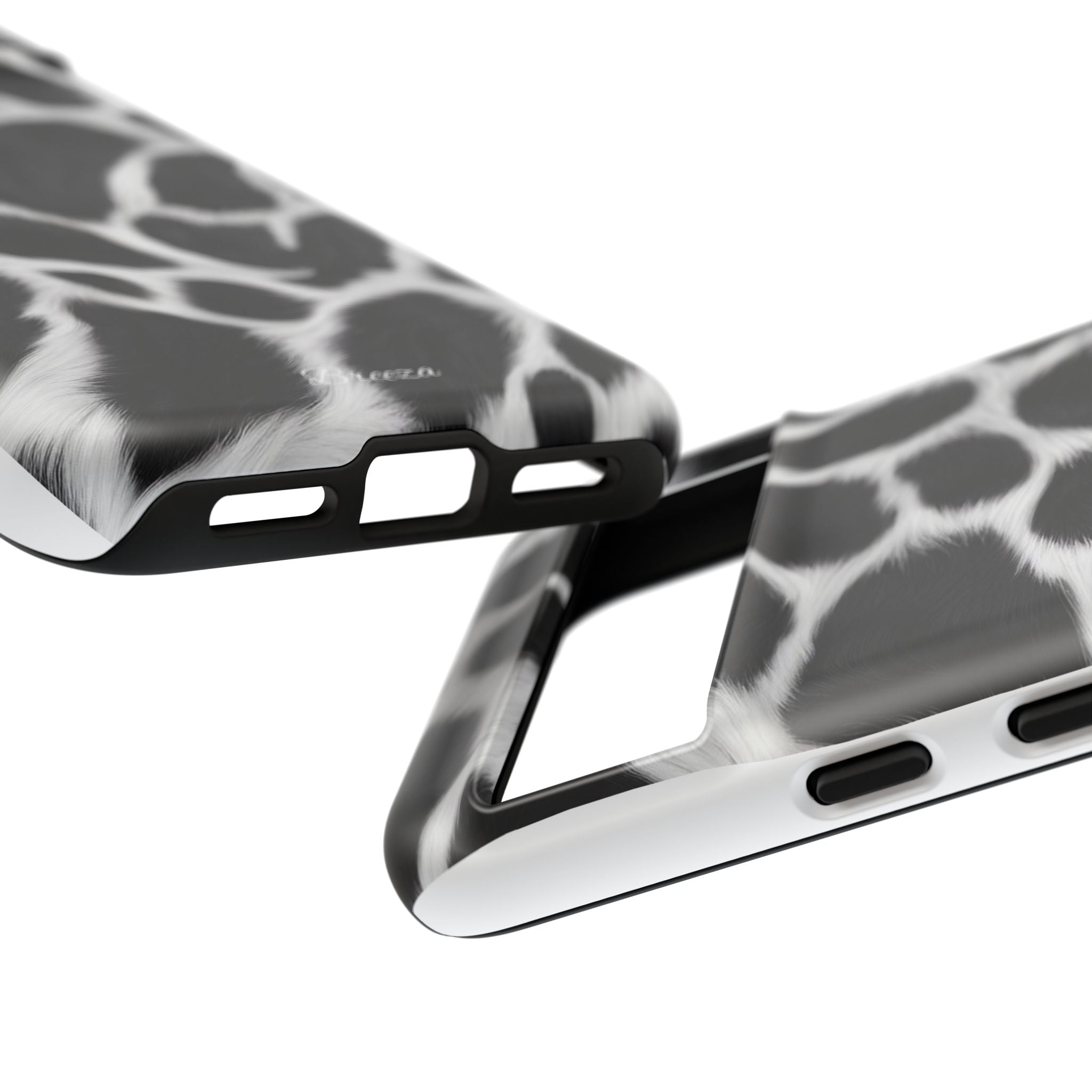 Furry Cow Print Phone Case