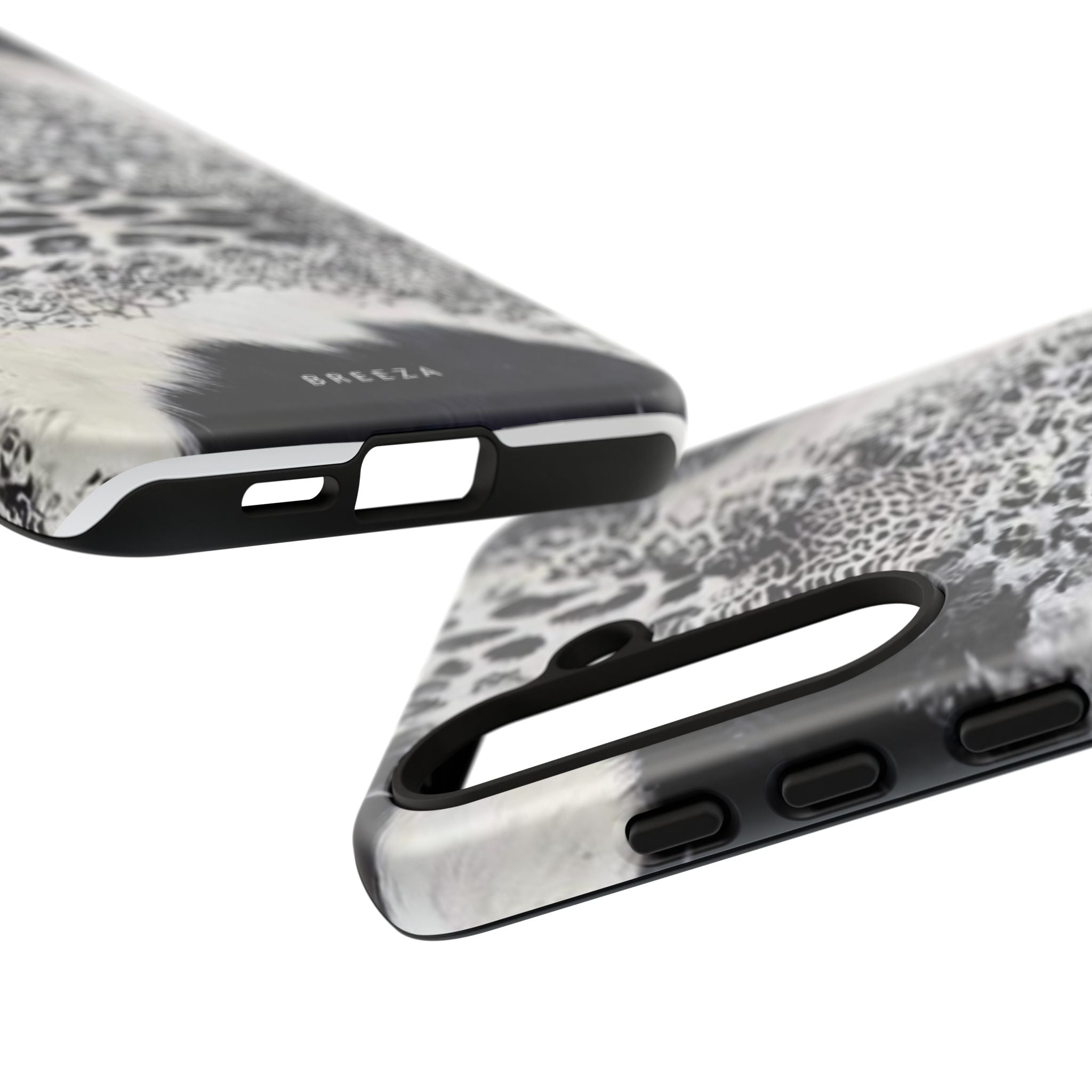 Black & White Leopard Print