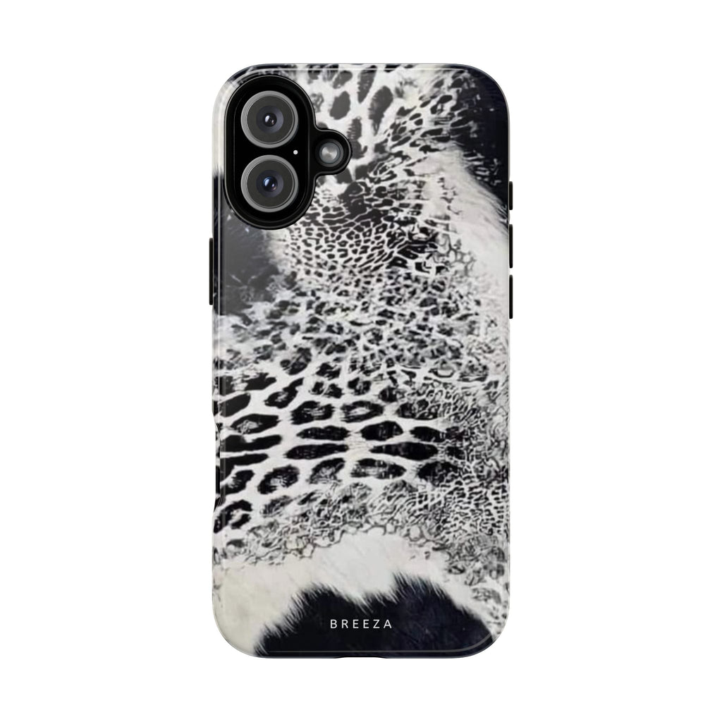 Black & White Leopard Print