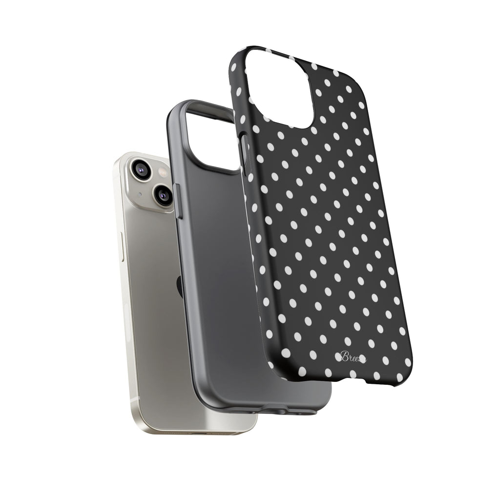 Black & White Polka Dot Phone Case