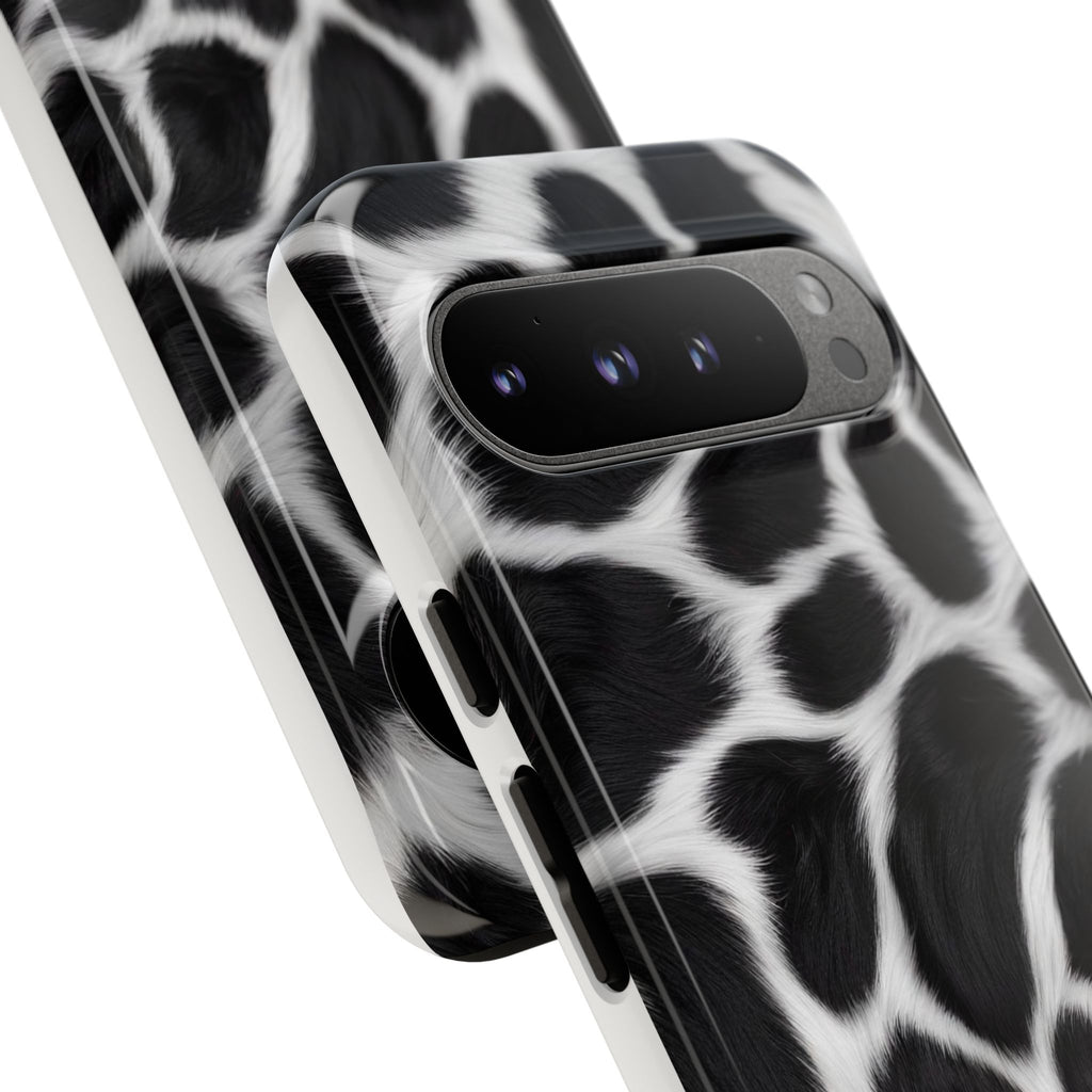 Furry Cow Print Phone Case